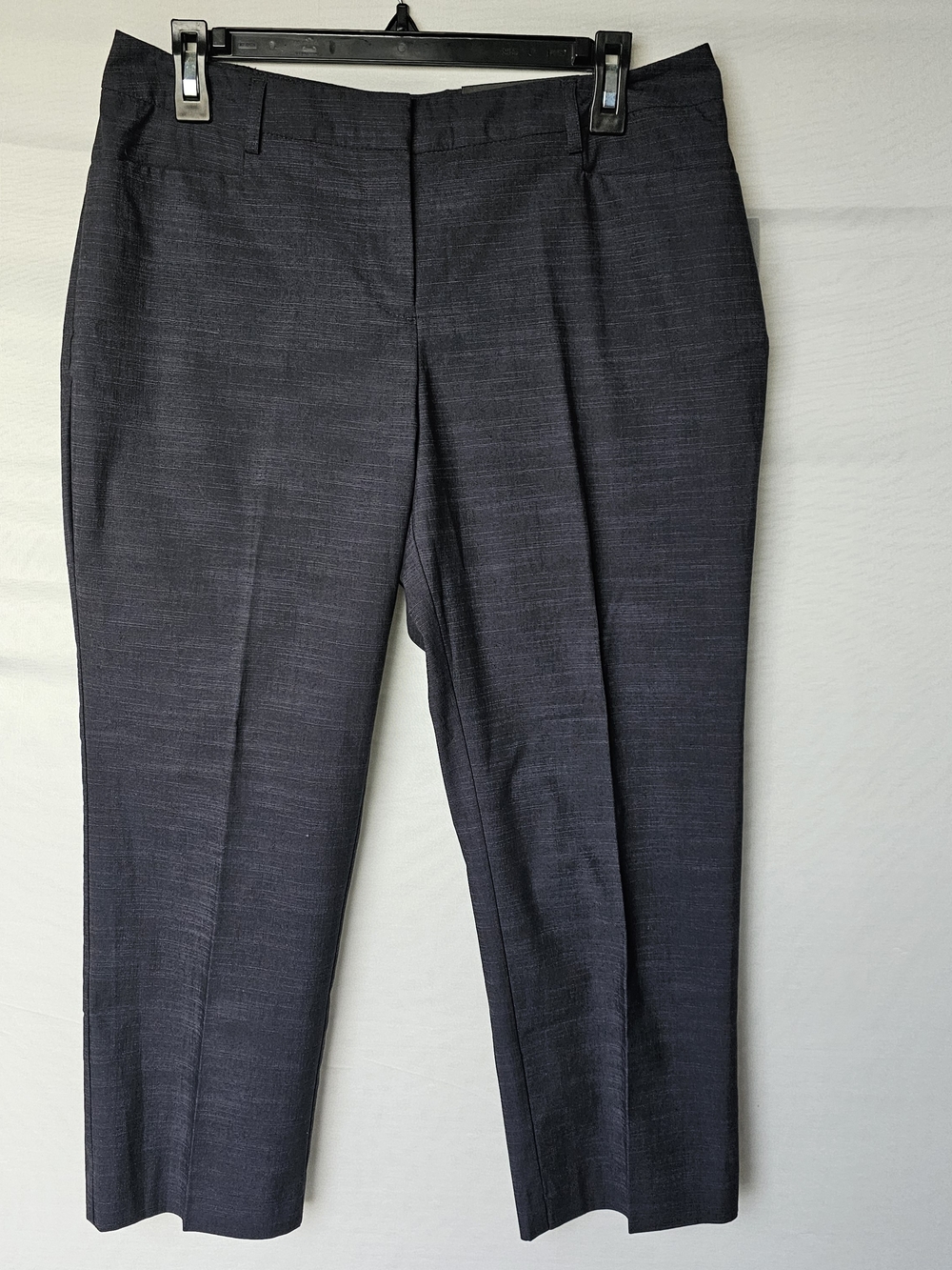 NWT Apt 9 Women's Size 8 Charcoal Gray Ankle Dress Pants Straight Leg